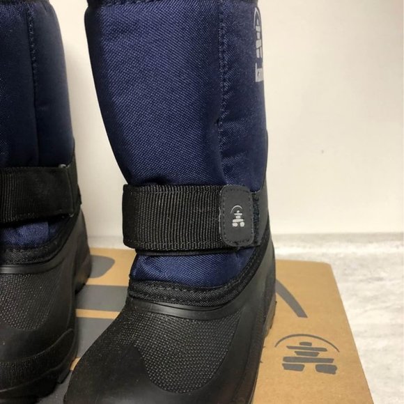 NWT Boys Toddler Kamik Rocket Navy Blue Winter Snow Boots Waterproof sz 10 & 11 - Picture 3 of 6